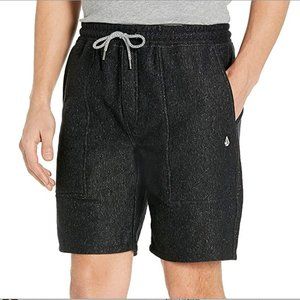 Volcom Men's Static Stone Fleece Short- Black